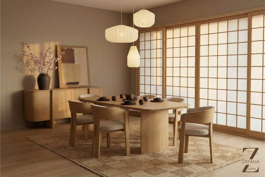 Shop the room : dining room, Japandi style