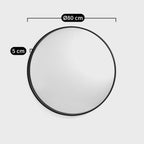 ALARIA Round black mirror by La Redoute