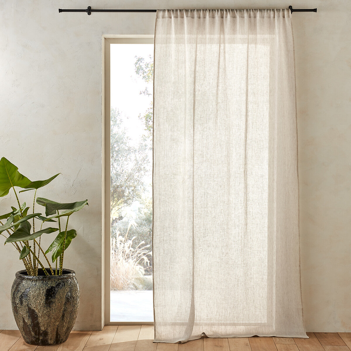 FISHOY  Linen Curtain by La Redoute
