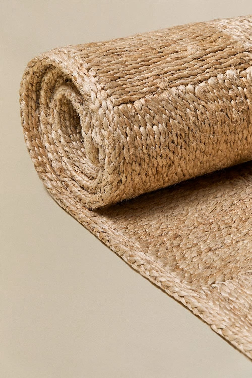OLIVARION jute rectangular rug by Sklum