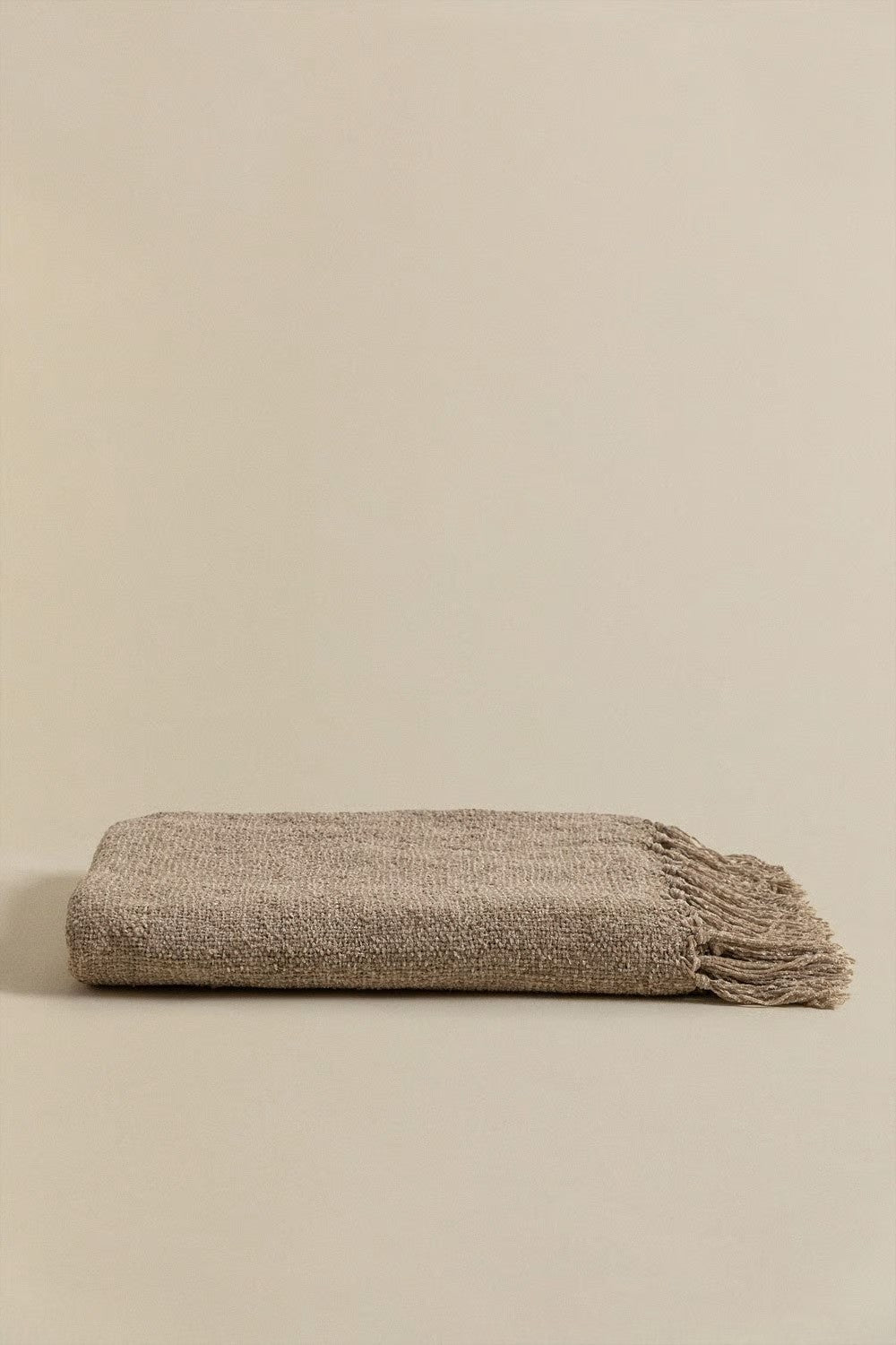 MAIDINA chenille plaid blanket by Sklum