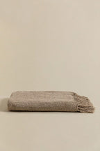 MAIDINA chenille plaid blanket by Sklum