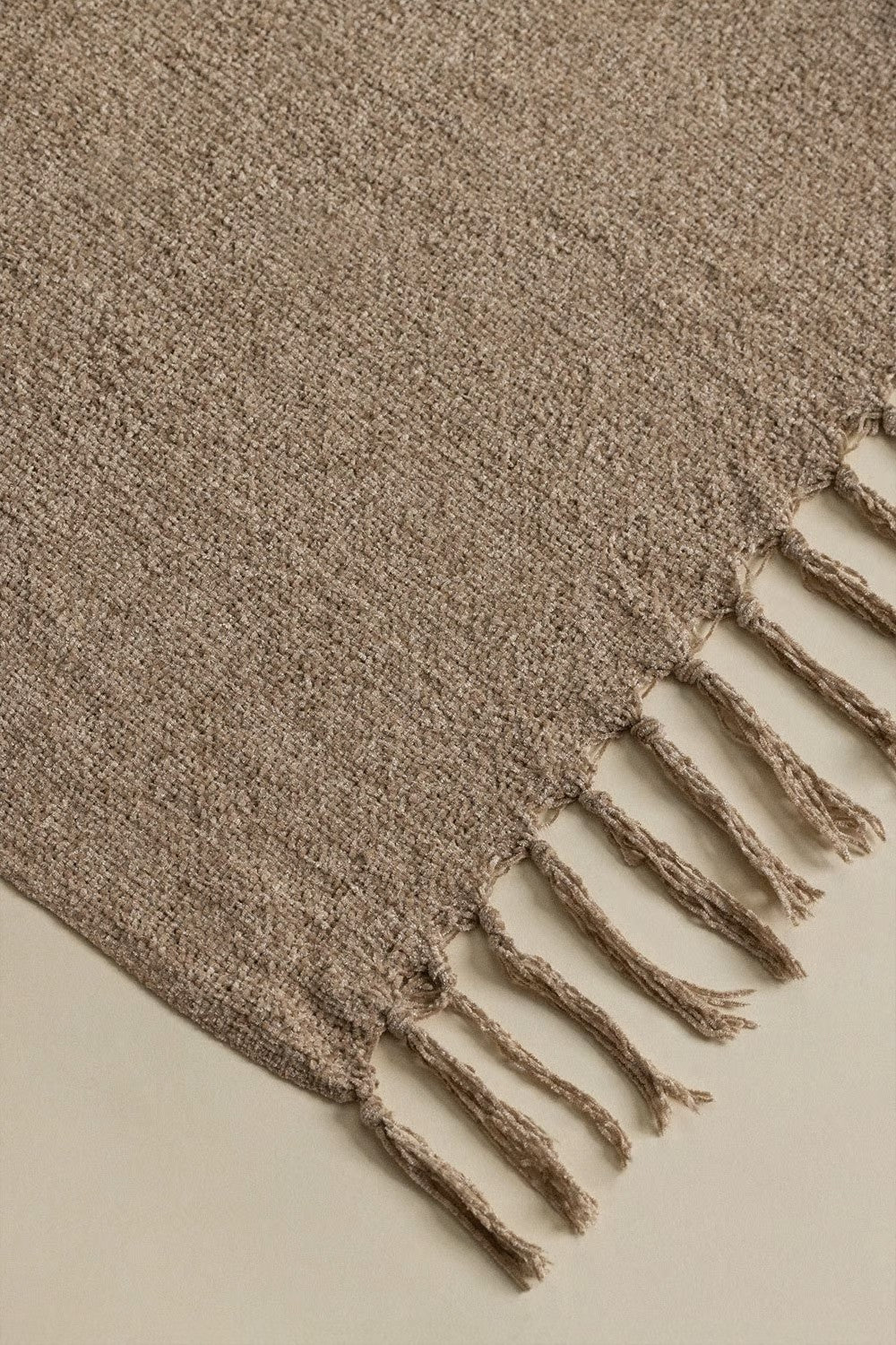 MAIDINA chenille plaid blanket by Sklum