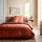 ALIX Duvet cover Terracotta by Maison du Monde