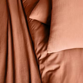 ALIX Duvet cover Terracotta by Maison du Monde